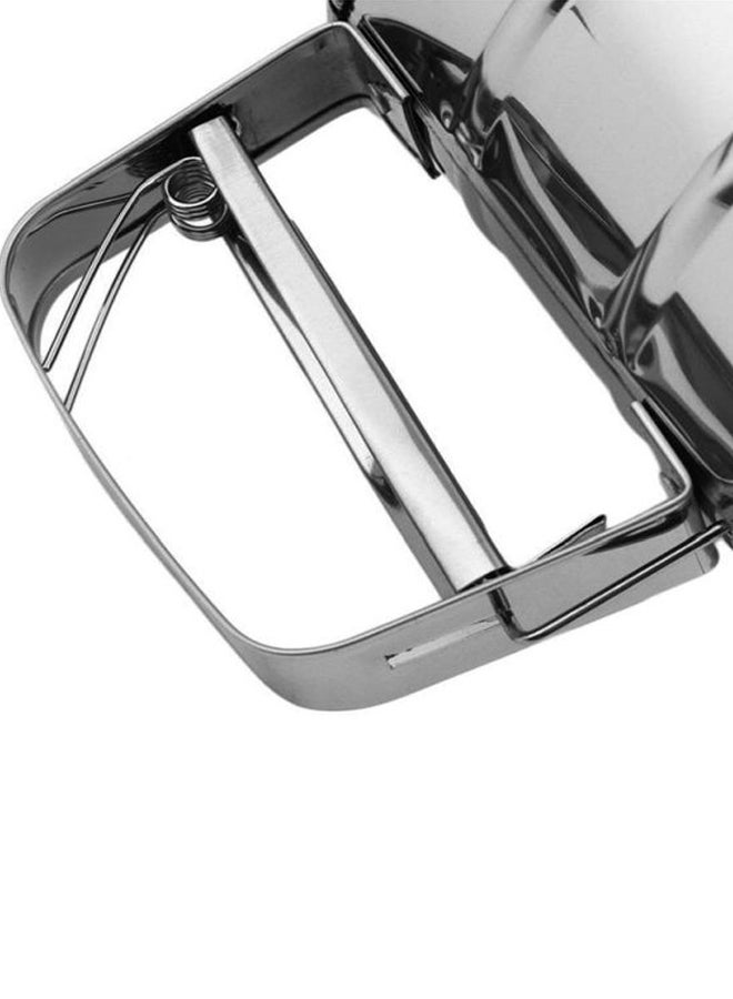 شاربدو منخل للسكر على شكل كوب يحمل باليد فضي 20x12x11سم - Image 5