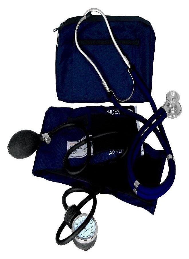 Dixie Ems Dixie EMS Pressure and Sprague Stethoscope Kit - Blue  - Image 1