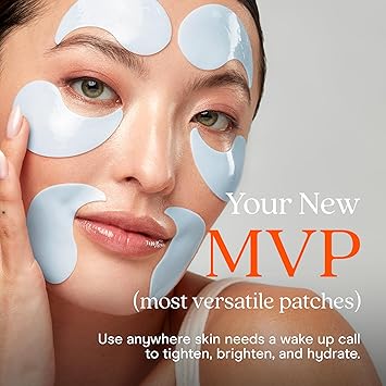 NuFACE IonPlex HydraGel Power Under Eye Patches Gel Under Eye Mask for Puffy Eyes Dark Circles Cooling Wrinkle Patches Hydrating Treatment Pads to Energise Brighten Tighten 60 Count - Image 2