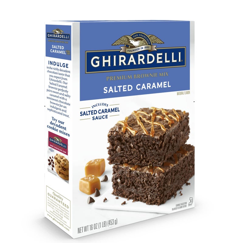 GHIRARDELLI خلطة براوني غيرارديللي بالكراميل المملح، 16 أونصة - Image 4