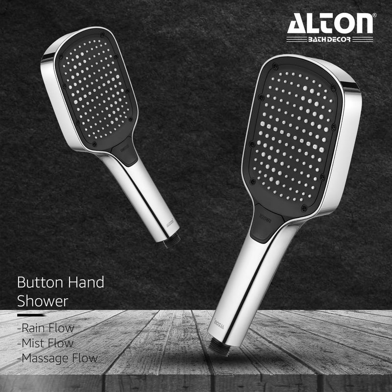 ALTON SHR22405 ABS3Function 5INCH Hand Shower With SS304 Grade 15 Mtr Flexible Hose Wall Hook Silver - Image 5
