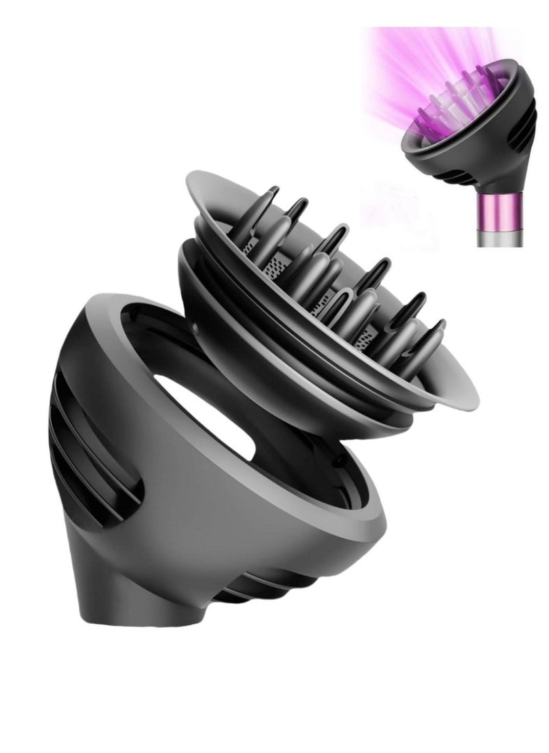 Wave  Curl Diffuser, Two Airflow Modes for Defined Curls  Bouncy Waves, Compatible with HS01/HS05/HS08, Hair Diffuser Attachment to Enhances Texture  Controls Frizz - Image 1
