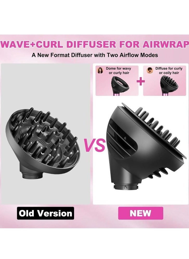 Wave  Curl Diffuser, Two Airflow Modes for Defined Curls  Bouncy Waves, Compatible with HS01/HS05/HS08, Hair Diffuser Attachment to Enhances Texture  Controls Frizz - Image 3