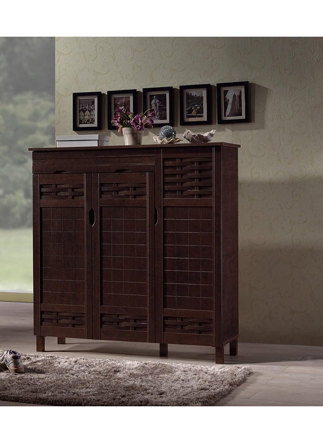 MAF furniture - Maf Shoe Cabinet With 5 Shelves, Shoes Rack Stand Shoe Shelf With 3 Doors Wood Storage Cabinet For Home Hallway Bedroom Living Room Maf-4702 - Image 1