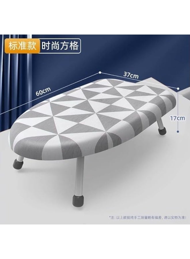 ناما طاولة كي، لوح كي صغير، رف كي منزلي قابل للطي، وسادة مكواة كهربائية لكي الملابس الصغيرة، رف مكتبي متعدد الاستخدامات - ألوان متعددة متنوعة 55x32x13 - Image 5