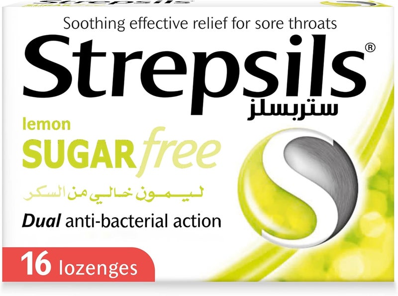 Strepsils Lemon Sugar Free Lozenges - Image 1
