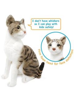 VIAHART Amy The American Shorthair Cat 14 Inch Stuffed Animal Plush By Tiger Tale Toys  - Image 5
