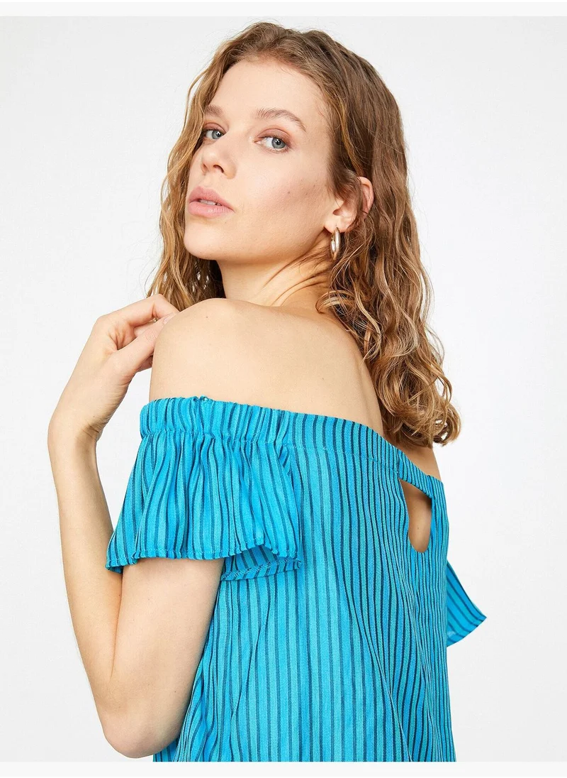 كوتون Bardot Blouse