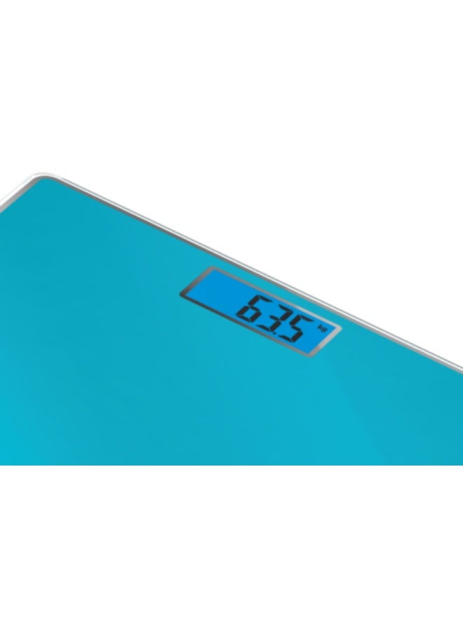 Tefal Classic Digital Bathroom Scale Up To 160 Kg Blue Tempered Glass Blue - Image 1