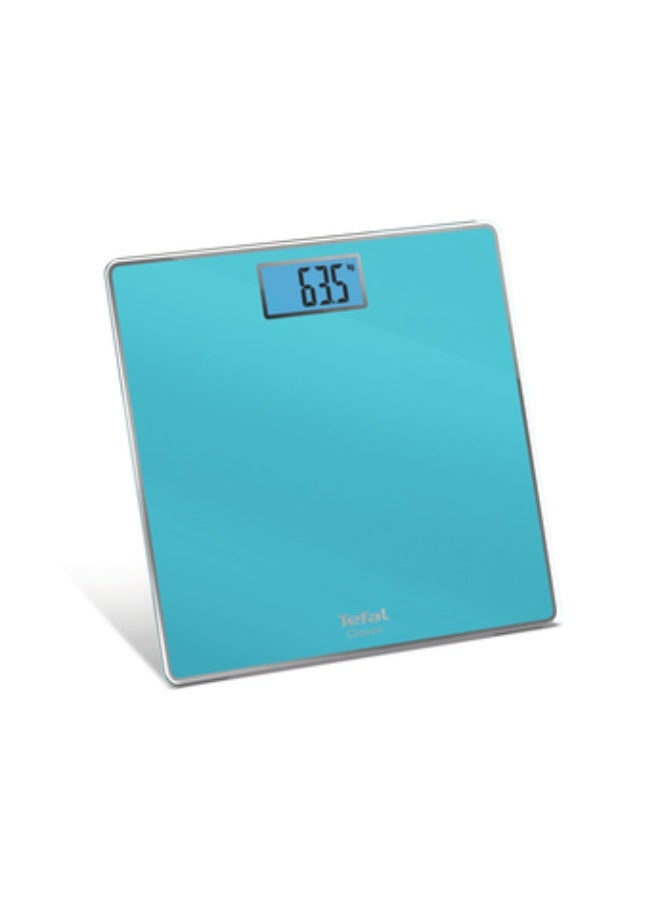 Tefal Classic Digital Bathroom Scale Up To 160 Kg Blue Tempered Glass Blue - Image 2
