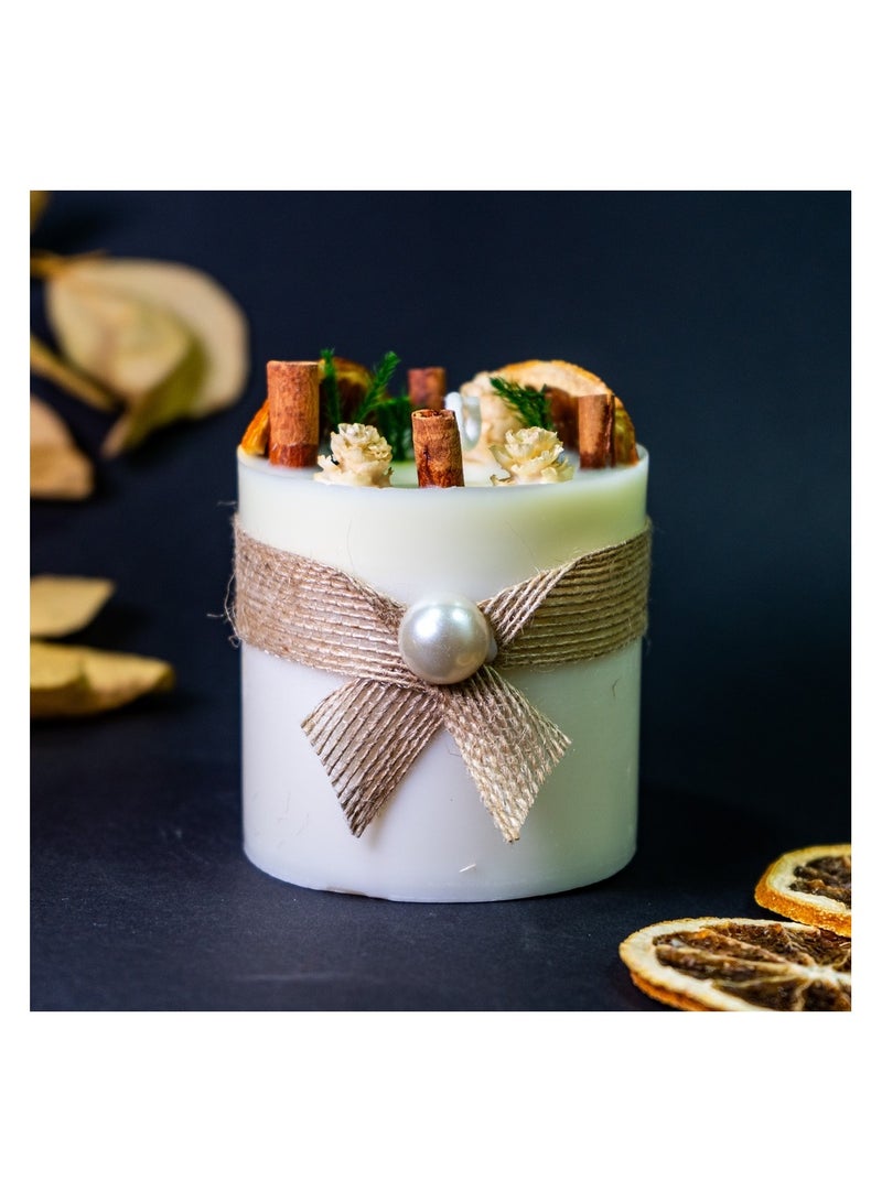   صوفيا طبيعة جرة زجاجية مقببة مع شمعة مصنوعة يدوياً - Image 5