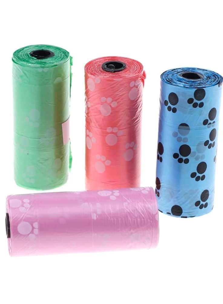 80 لفة × 20 قطعة أكياس فضلات الكلاب المقاومة للتسرب والسميكة والقابلة للتحلل الحيوي للمشي في الهواء الطلق والسفر مع الحيوانات الأليفة - Image 4