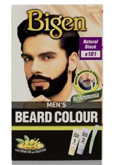 Bigen Men's Beard Color Natural Black B101  - Image 1
