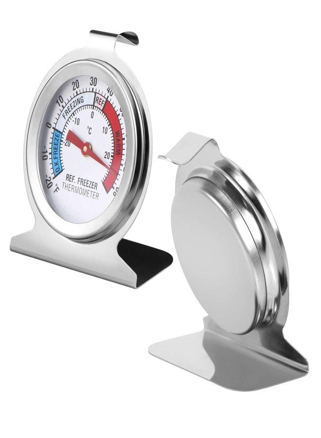 JOLLYSTYLE 3PCS Refrigerator Freezer Thermometer - Refrigerator/Freezer/Fridge Temperature Cooler - Classic Series Large Dial Thermometer (3) - Image 3