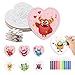 Fennoral 12 Pack Valentines Day Gifts for Kids Classroom Color Your Own Heart Monster Jigsaw Puzzles DIY Coloring Valentines Day Craft Kit for Kids Art Activities Valentines Party Favor Supplies - Image 2