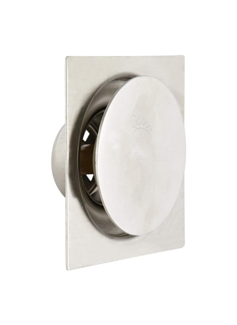 KNP KNP Iron Bathroom Floor Metal Trap Strainer 25 gram is a durable and efficient solution for preventing debris hair and other particles from clogging bathroom drains.  - Image 2