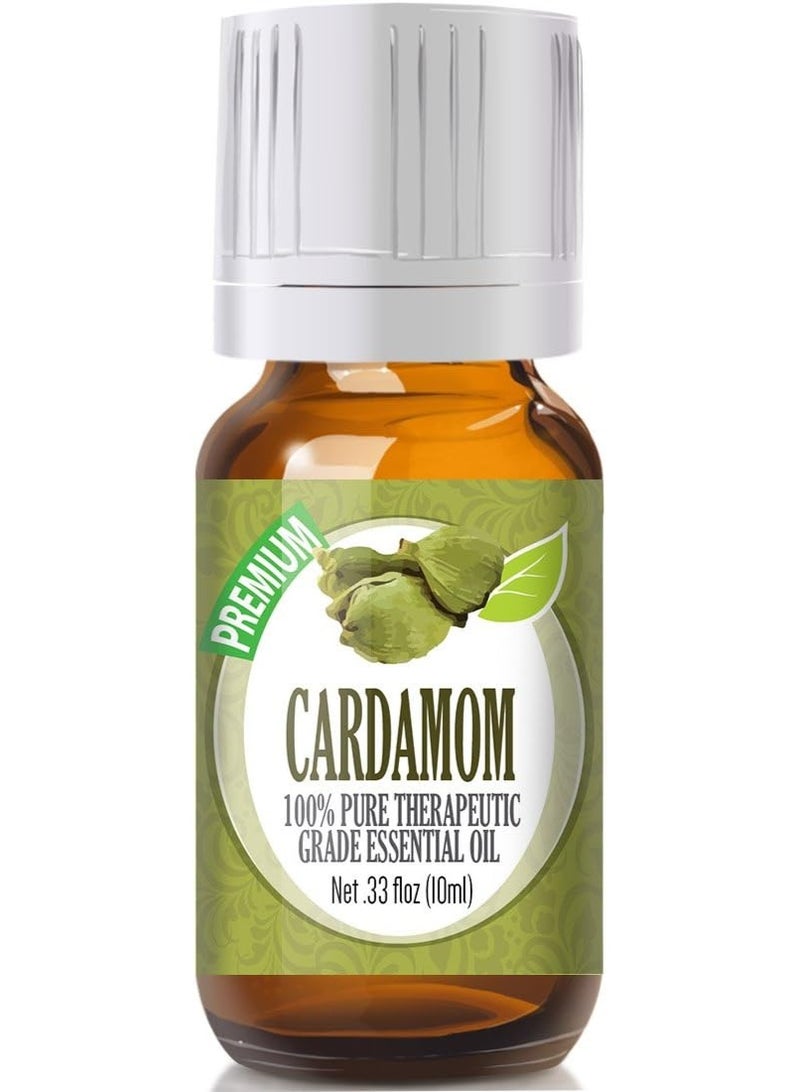 Healing Solutions Pure Cardamom Essential Oil 10ml (0.33 oz) â€“ Aromatherapy Oil for Skin
