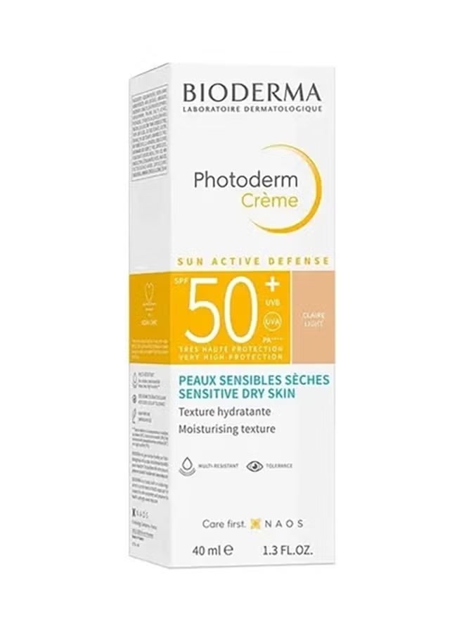 بيوديرما فوتوديرم كريم لايت SPF 50+ واقي من الشمس - 40 مل - Image 1