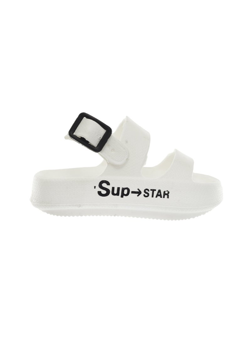 Eva Sandals - White