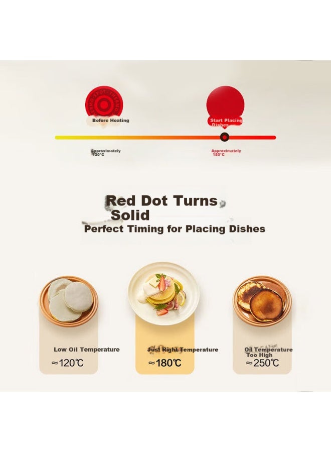 Supor Non-stick Stir Fry Pan With Red Dot, Lightweight And Durable Cooking Pan For Less Oil Suitable For Induction Cooker And Gas Stove Pc34ql1 - Image 3