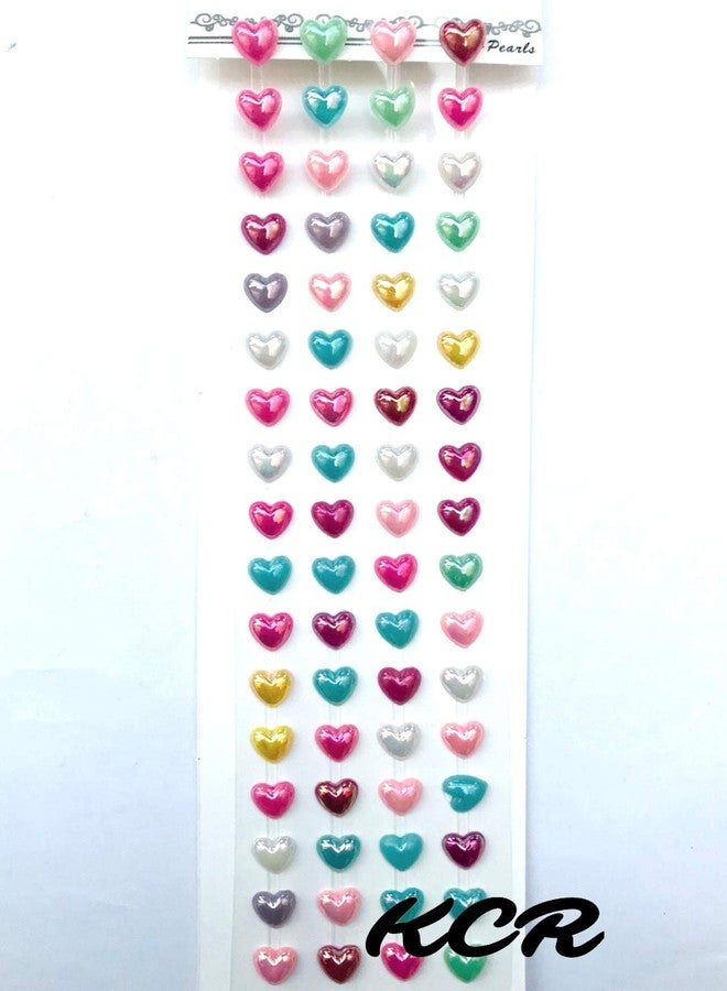 KCR Crystal Star, Heart & Flower Shape Self Adhesive Stone Stickers for Children for Art & Craft(Set of 3) - Image 4