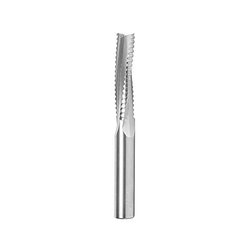 Amana Tool 46126 CNC Solid Carbide Roughing Spiral 3 Flute Chipbreaker 12 Dia x 2