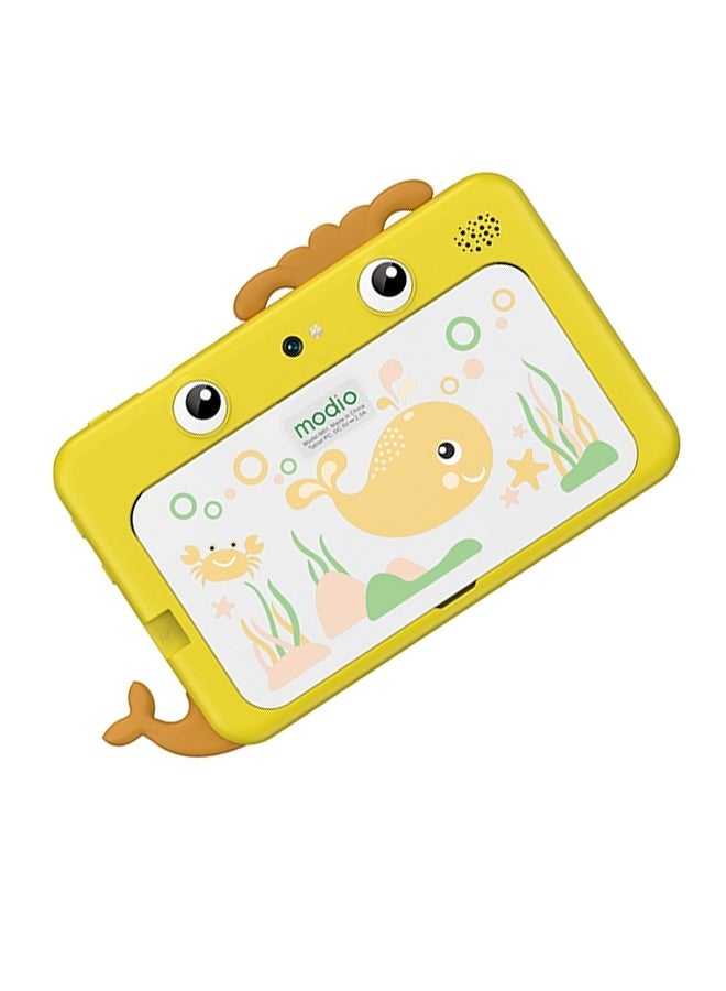 موديو M51 Kids Tablet – 7" Display, 3GB RAM, 16GB Storage, WiFi, Educational Apps, Parental Controls, Durable Case – International Version with School Stationery Set – Yellow - Image 3
