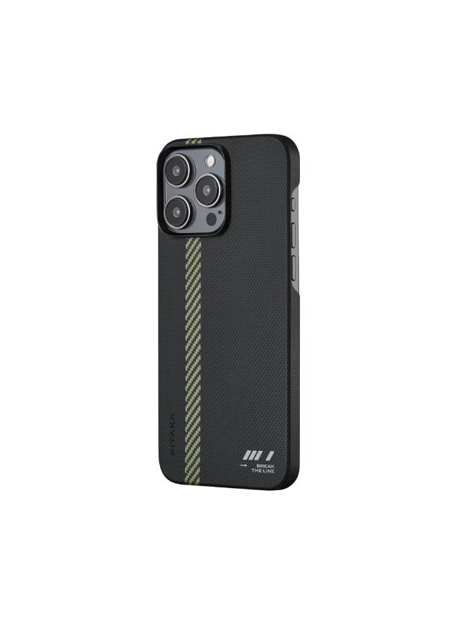 PITAKA iPhone 15 Pro Max Ultra-Slim Case Break the Line