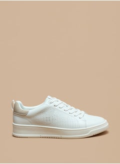 Lee Cooper حذاء رياضي نسائي منخفض الكاحل مع رباط للإغلاق  - Image 3