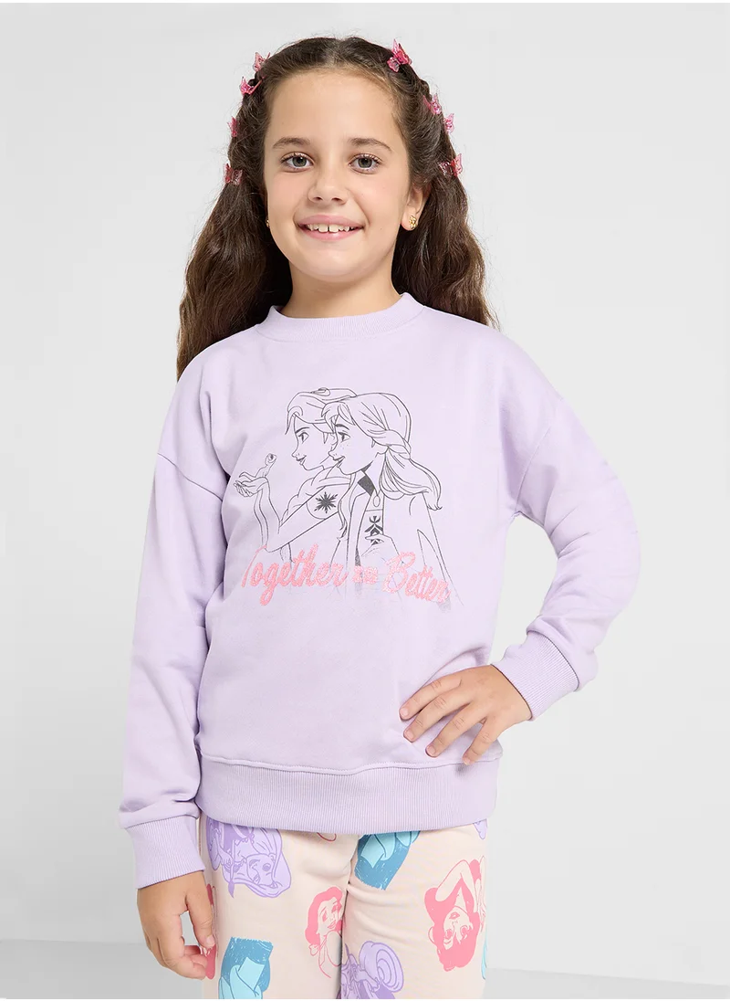 Disney Frozen Graphic Sweat Shirt