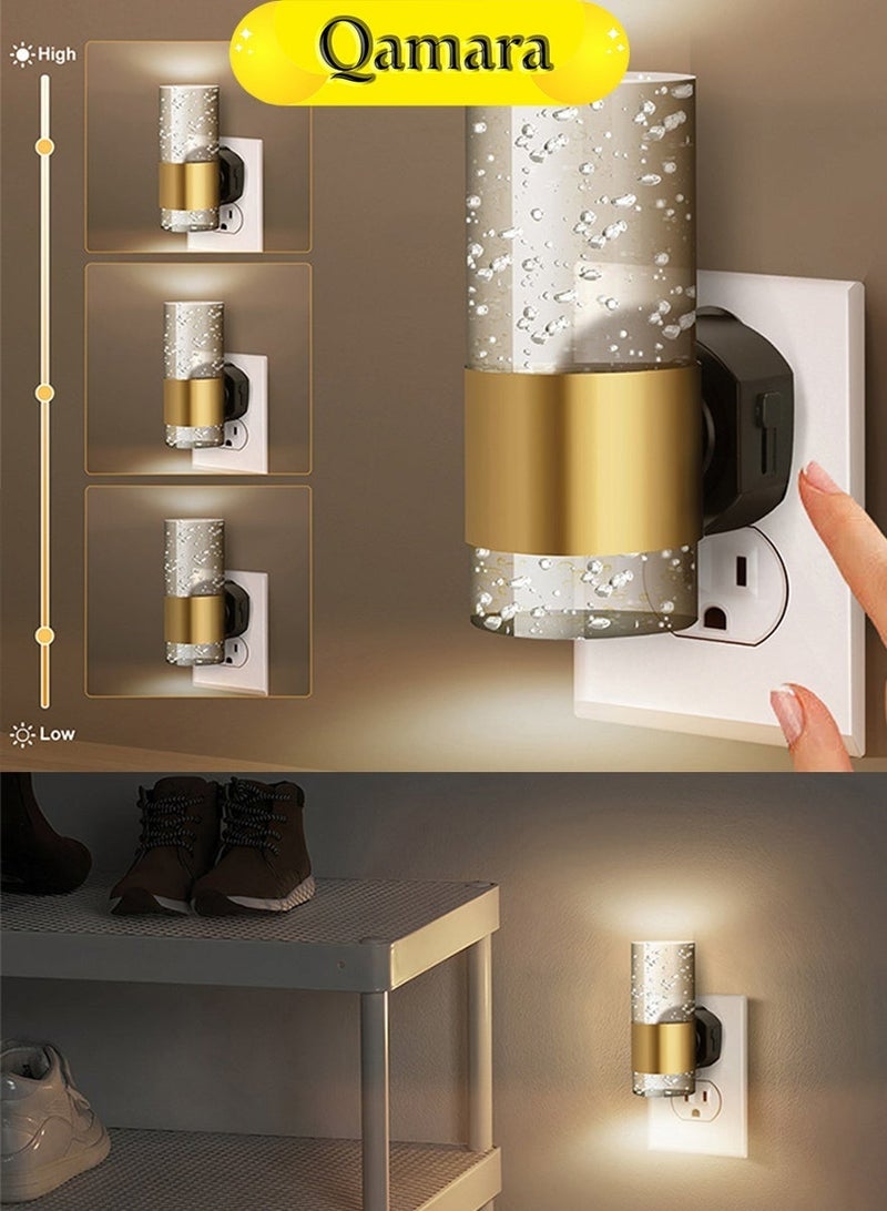  قمرة مصباح حائط LED ذكي يتميز بخاصية التشغيل التلقائي عند الغسق والإيقاف عند الفجر، وله مظهر كريستالي أنيق، وهو لا يتطلب تشغيلاً يدويًا. - Image 3