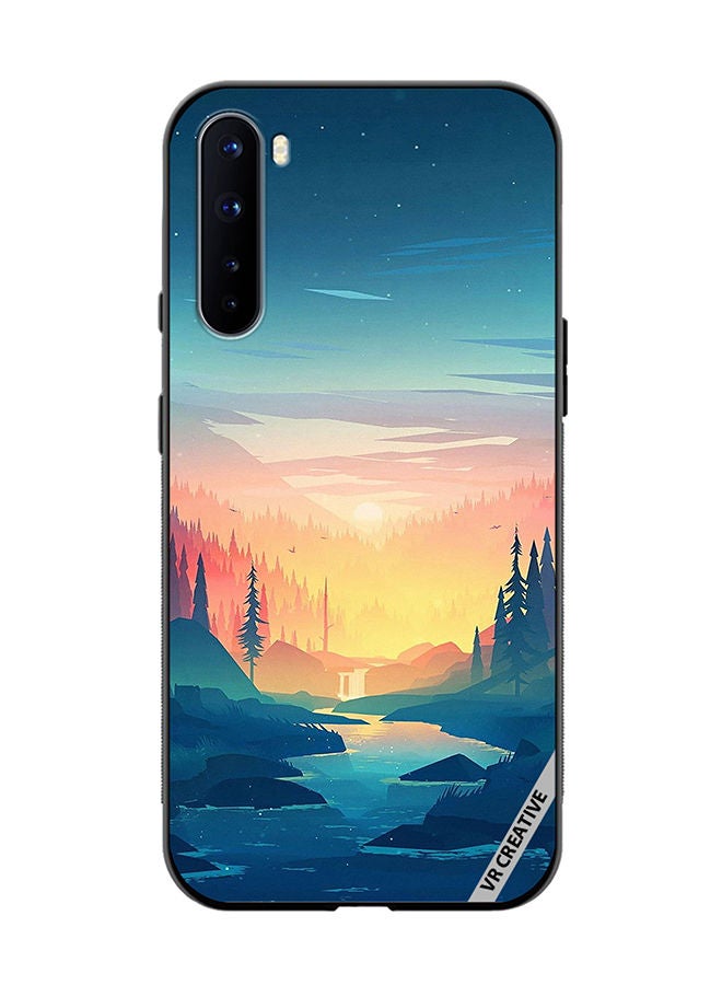 VR CREATIVE Protective Case Cover For OnePlus Nord Sunrise Scenery Design Multicolour - Image 1