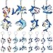 MTLEE 24 Pcs Shark Keychains Bulk Cute Shark Key Ring for Backpacks Under The Sea Party Favors Summer Ocean Sea Birthday Party Supplies Decorations Kids School Prizes Rewards Set Gifts 8 Style - Image 4