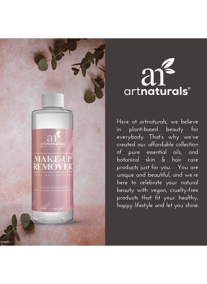 artnaturals - artnaturals Natural Oil-Free Makeup Remover - Cleansing Cosmetics – for Face - 8.0 oz - Image 1