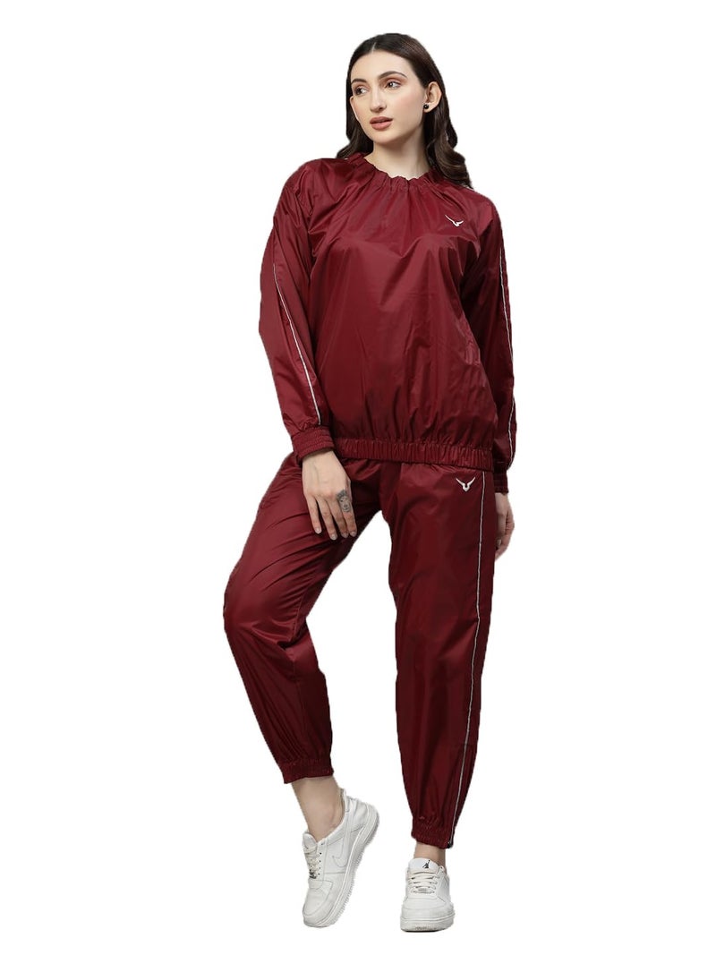 Invincible Men's Sauna Suit (Red Intermediate Level, XL) - Image 5