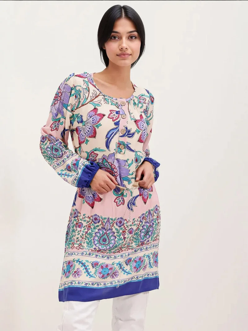 BIG DART BDART Flowering Mini Dress with Bow