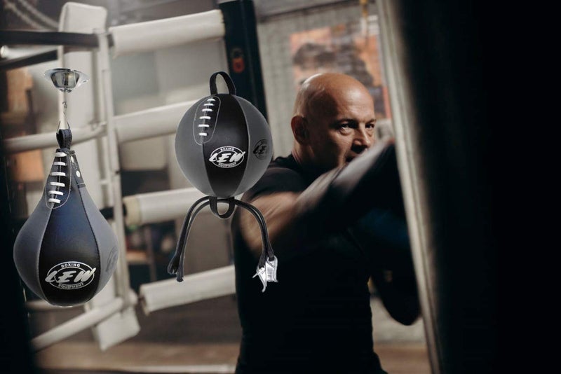 LEW Double End Haptex Leather Speed Bag - Image 5