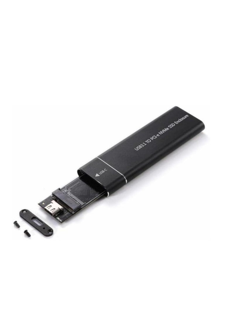 Generic - RACK TYPE C NVME NGFF PCIe SSD Enclosure NVME M-Key to Type C Solid State Drive Adapter Case For NVMe 10Gbps USB 3.1 Gen2 - Image 1