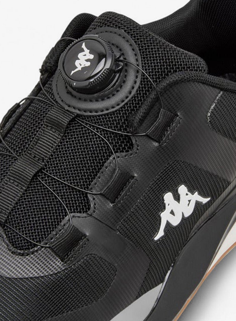 Kappa Men's Logo Detail Sports Shoes with Rotating Buckle Closure - Image 4