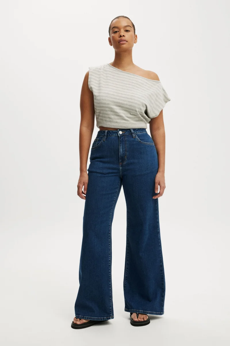 Cotton On CURVY STRETCH WIDE JEAN