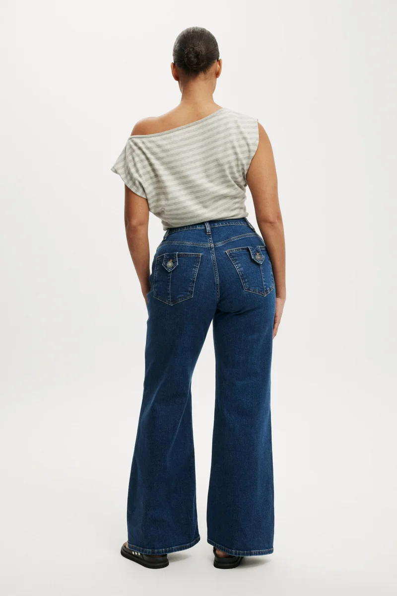 Cotton On CURVY STRETCH WIDE JEAN