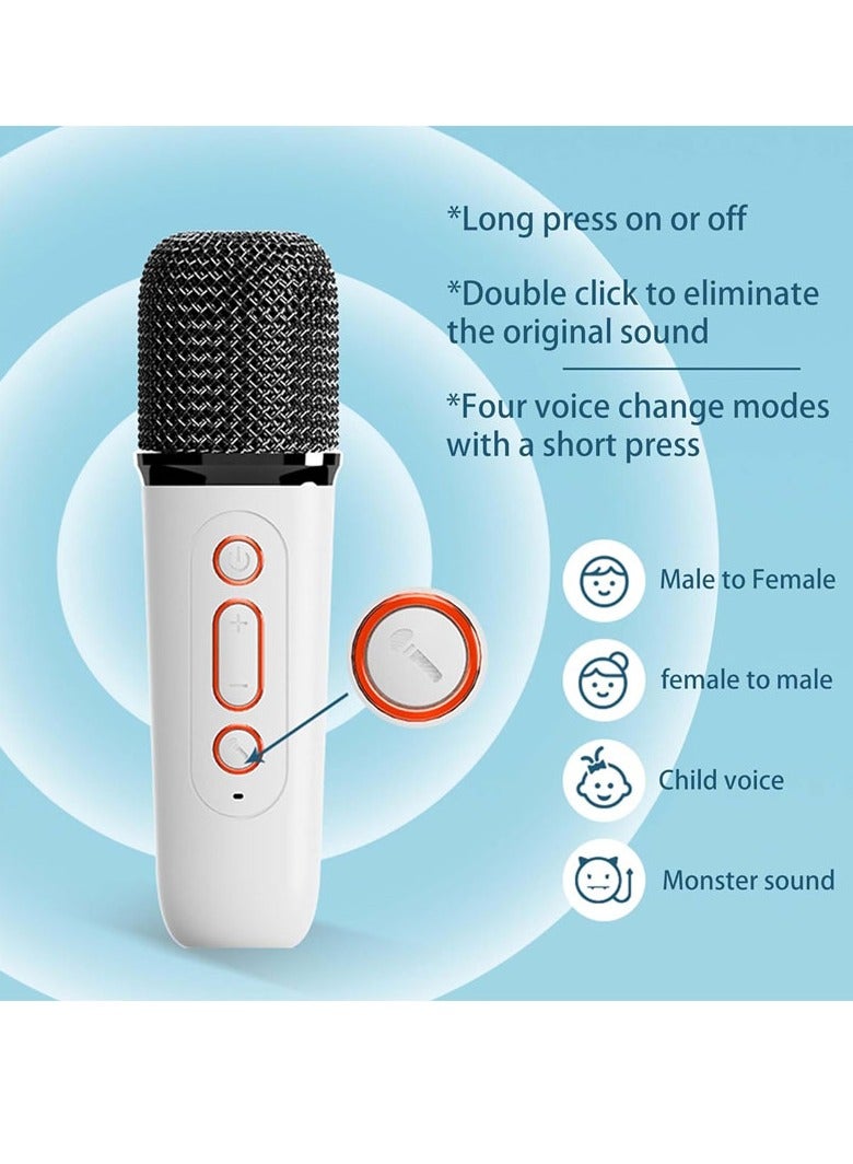 Y1 بلوتوث الصوت اللاسلكي الكاراوكي مكبر الصوت الصغير المحمول بلوتوث ميكروفون الكاراوكي مكبر الصوت مجموعة المنزل KTV RGB Ligh - Image 2