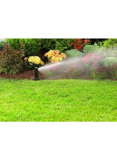 ORBIT 55461 Voyager 4-Inch Adjustable Pop-Up Gear Drive Sprinkler Head, Black, 2 Pack 
