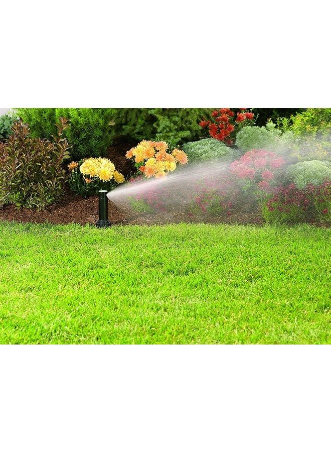 ORBIT 55461 فويجر رأس رشاش قابل للتعديل بارتفاع 4 بوصات، أسود، عبوة 2