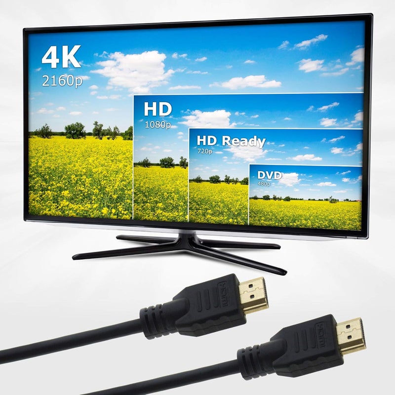 Seki 85062, 2.0 Ultra HD UHD 4 K 3D HDMI Cable with Ethernet 1 m Black - Image 4
