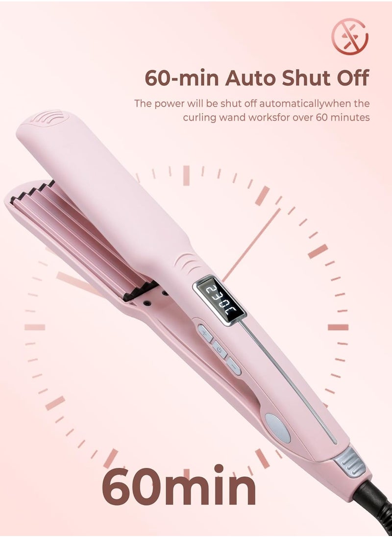 Joyelink - Hair Crimpers for Fluffy Hairstyle Crimpers Hair with Anti Static Ceramic Hair Crimper Adjustable Temperature, Dual Voltage for Girls - Image 1