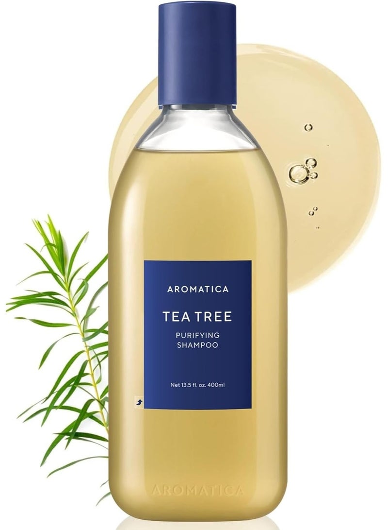 AROMATICA Tea Tree Purifying Shampoo, 400 ml - Image 1