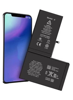 TECH Replacement Battery For Apple iPhone X  2716 mAh Black  - Image 1
