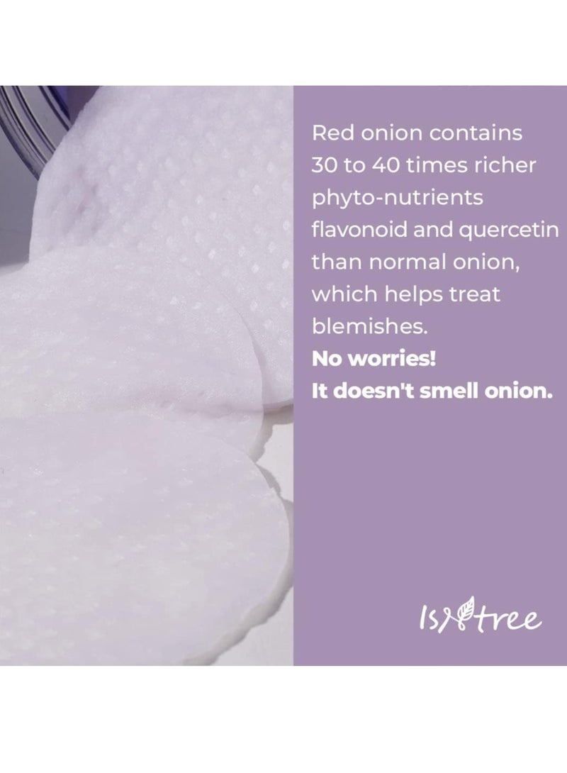 ايسنتري ISNTREE Onion Newpair وسادة شفافة 250 مل 8.45 أونصة سائلة للعناية بالعيوب، وسادة ذات ملمس ناعم - Image 3