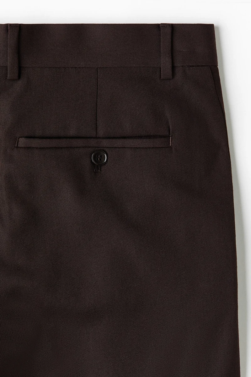 H&M  Loose Fit Wool-blend suit trousers for Men | Best Price UAE